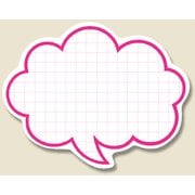 HEIKO 抜型カード フキダシ L ピンク 7234001