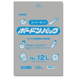 6763432 [HEIKO ボードンパック プラマーク入り #20 No.12L コーナーカット]