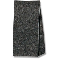 HEIKO 角底袋 ファンシーバッグ 黒無地 SS 3074000