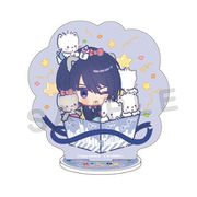 エリオスライジングヒーローズ×サンリオキャラクターズ アクリルスタンド ギフトボックス Ver. 05. 如月レン×ニャニィニュニェニョン [キャラクターグッズ]