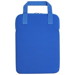 11.6インチ PC汎用 ストレッチバッグ ファスナー ブルー SZC-FC112207BL