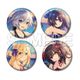 デート・ア・ライブ 缶バッジ 4個セット ～休息中～ [キャラクターグッズ]