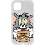 TMJ-161A [トムとジェリー IIIIfit Clear iPhone 14 Plus対応ケース サンドイッチ]