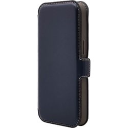 7012IP261BO [iPhone 14/13用 ケース カバー 手帳型 スタンド機能 スマートフリップ ネイビー]