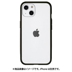 7089IP261HB [iPhone 14/13用 ケース カバー VANILLA PACK AIR LITE ハイブリッドケース TPU×PC 衝撃吸収 5H ブラック]