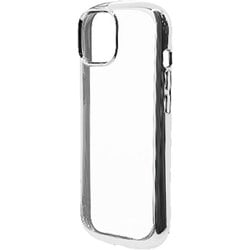 7117IP261TP [iPhone 14/13用 ケース カバー VANILLA PACK TPUケース メタルフレーム 2.7mm curve シルバー]