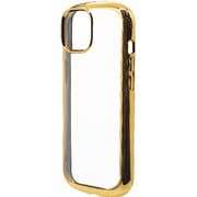 7118IP261TP [iPhone 14/13用 ケース カバー VANILLA PACK TPUケース メタルフレーム 2.7mm curve ゴールド]