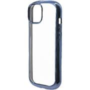 7122IP261TP [iPhone 14/13用 ケース カバー VANILLA PACK TPUケース メタルフレーム 2.7mm curve ブルー]