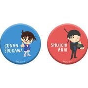 名探偵コナン ゆるパレット 缶バッジ2個セット 江戸川コナン＆赤井秀一 [キャラクターグッズ]
