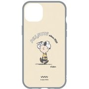 SNG-703B [ピーナッツ IIIIfit iPhone 14 Plus対応ケース おひるね]