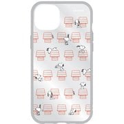 SNG-707B [ピーナッツ IIIIfit Clear iPhone 14 Plus対応ケース 総柄]