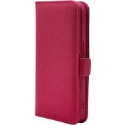 7128IP261PBO [iPhone 14 Pro用 ケース カバー 手帳型 スタンド機能 ハンドストラップ付き マゼンタ]
