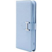 7134IP261PBO [iPhone 14 Pro用 ケース カバー サフィアーノ手帳型ケース FINO アクアブルー]