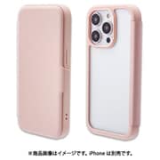 7137IP261PBO [iPhone 14 Pro用 ケース カバー 手帳型ハイブリッドPC×TPUケース ライトピンク]
