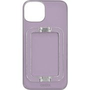 YP-MFI14-01LV [iPhone 14用 カラーレザーケース スモーキパープル]