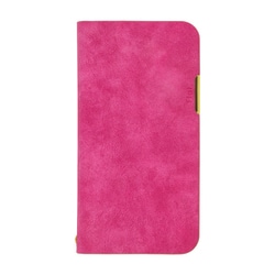 iP22-61-FLAT06 [iPhone 14/13兼用手帳型ケース Flat. Rose Pink]