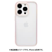 7180IP261PHB [iPhone 14 Pro用 ケース カバー Aurora Frame ハイブリッドケース TPU×PC ピンク]