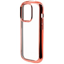 7196IP261PTP [iPhone 14 Pro用 ケース カバー VANILLA PACK TPUケース メタルフレーム 2.7mm curve ローズゴールド]