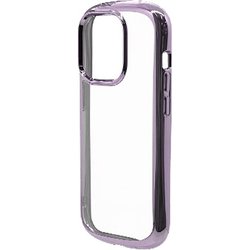 7197IP261PTP [iPhone 14 Pro用 ケース カバー VANILLA PACK TPUケース メタルフレーム 2.7mm curve パープル]
