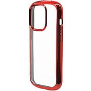7200IP261PTP [iPhone 14 Pro用 ケース カバー VANILLA PACK TPUケース メタルフレーム 2.7mm curve レッド]