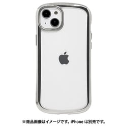 7227IP267TP [iPhone 14 Plus用 ケース カバー VANILLA PACK TPUケース メタルフレーム 2.7mm curve シルバー]
