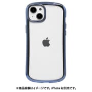 7232IP267TP [iPhone 14 Plus用 ケース カバー VANILLA PACK TPUケース メタルフレーム 2.7mm curve ブルー]
