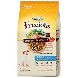 Frecious（フレシャス） アダルト成犬用 低脂肪設計 チキン＆ビーフ入り 1kg
