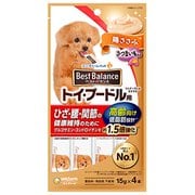 ベストバランスおやつ トイ・プードル用 高齢向け 鶏ささみ [犬用おやつ ウェットタイプ 15g×4本]