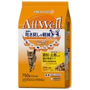 AllWell（オールウェル） 避妊・去勢した猫の体重ケア 筋肉の健康維持用 チキン味 挽き小魚とささみフリーズドライパウダー入り [猫用 ドライフード 750g]