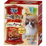 銀のスプーン 三ツ星グルメ お魚味クリーム シーフードレシピ 3種のアソート [猫用 ドライフード 180g 成猫（1歳～） 総合栄養食]
