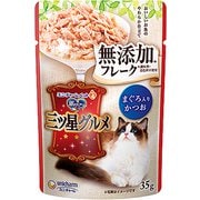 銀のスプーン 三ツ星グルメ パウチ フレーク無添加 まぐろ入りかつお [猫用 ウェットフード 35g 全年齢適応 一般食]