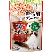 銀のスプーン 三ツ星グルメ パウチ フレーク無添加 ささみ・まぐろ入りかつお [猫用 ウェットフード 35g 全年齢適応 一般食]