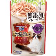 銀のスプーン 三ツ星グルメ パウチ フレーク無添加 まぐろ・しらす入りかつお [猫用 ウェットフード 35g 全年齢適応 一般食]