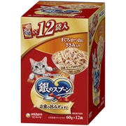 銀のスプーン パウチ まぐろ・かつおにささみ入り [猫用 ウェットフード 60g×12個 成猫（1歳～） 一般食]