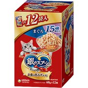 銀のスプーン パウチ 15歳頃から まぐろ [猫用 ウェットフード 60g×12個 15歳頃～ 一般食]