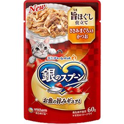 パウチ 旨ほぐし仕立て ささみ・まぐろ入りかつお 60g