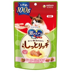 おいしい顔が見られるおやつ しっとリッチ シーフード＆チキン [猫用おやつ 100g]