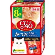 CIAOパウチ かつお ささみ・おかか入り 40g×8袋