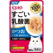 CIAO すごい乳酸菌パウチ かつお ささみ・おかか入り 40g