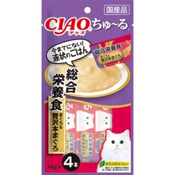 CIAO ちゅ～る 総合栄養食 まぐろ＆贅沢本まぐろ 14g×4本