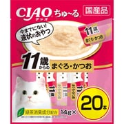 CIAO ちゅ~る 11歳からのまぐろ・かつお 14g×20本