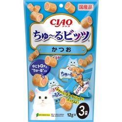 CIAO ちゅ～るビッツ かつお 12g×3袋