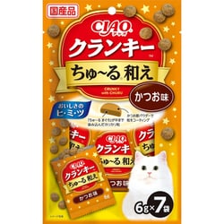 CIAO クランキー ちゅ～る和え かつお味 6g×7袋