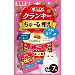 CIAO クランキー ちゅ～る和え 本格鰹だし味 6g×7袋