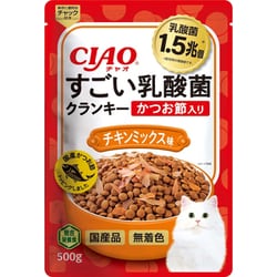 すごい乳酸菌クランキー かつお節入り チキンミックス味 500g