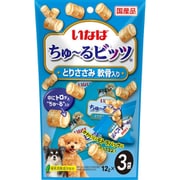 ちゅ～るビッツ とりささみ 軟骨入り [犬用おやつ 12g×3袋 国産 緑茶消臭成分配合]