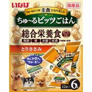 ちゅ～るビッツごはん とりささみ [犬用おやつ 12g×6袋 国産 総合栄養食]
