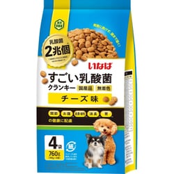 すごい乳酸菌クランキー チーズ味 [犬用 ドライフード 190g×4袋 総合栄養食]