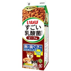 すごい乳酸菌クランキー牛乳パック ビーフ味 [犬用 ドライフード 380g 総合栄養食]