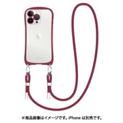 iP22-61P-ICSH06 [iPhone 14 Pro/13 Pro用背面型ケース i.Color Cherry Red]